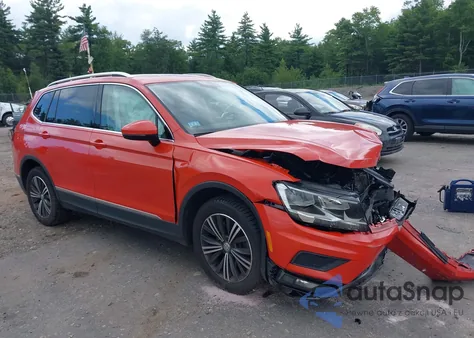 2018 Volkswagen Tiguan 2.0T Se/2.0T Sel из США, поврежденный, VIN 3VV2B7AX1JM003383